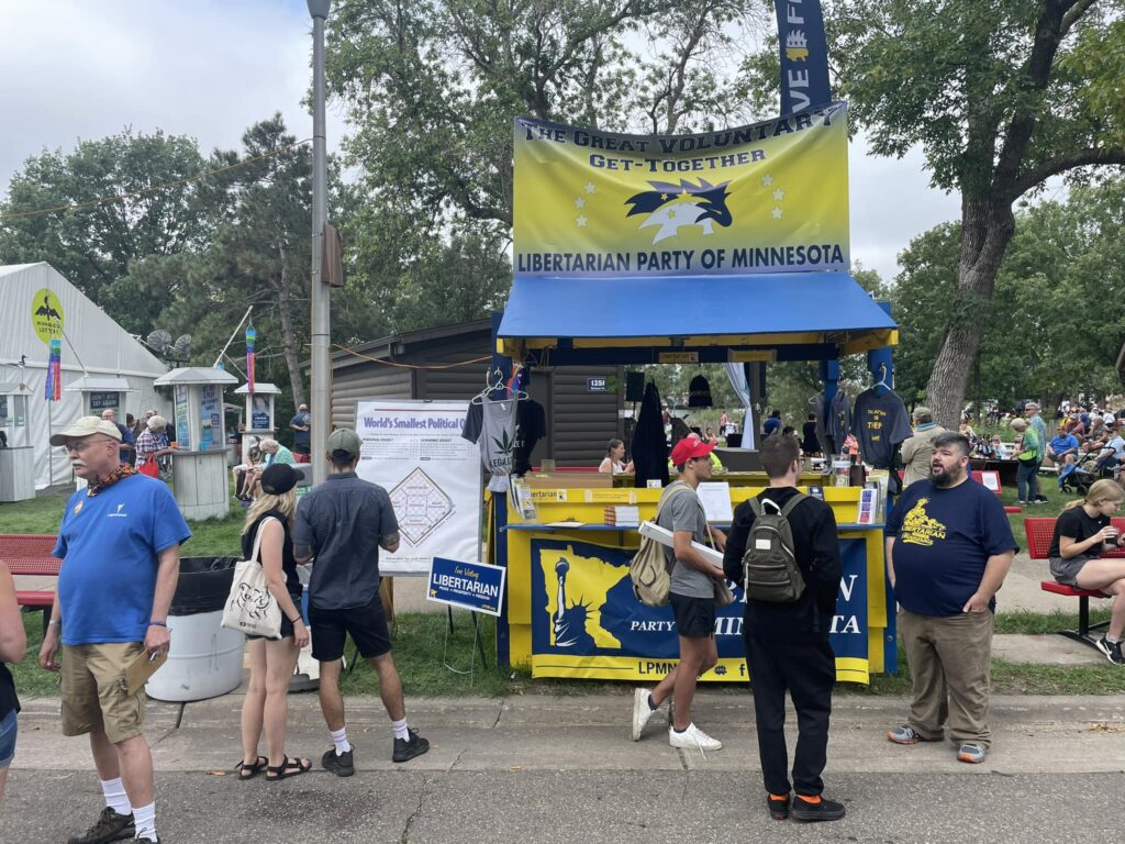 LPMN Booth at MN State Fair