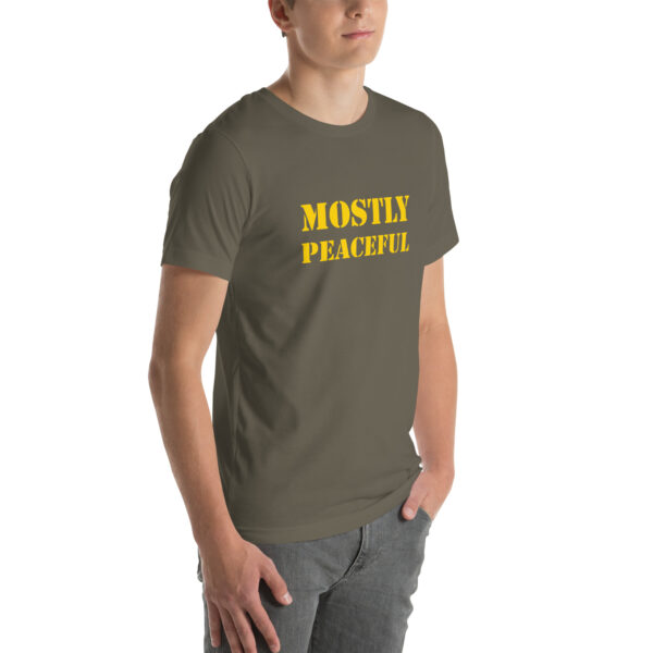 "Mostly Peaceful" T-Shirt - Image 42