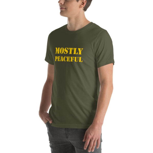 "Mostly Peaceful" T-Shirt - Image 28