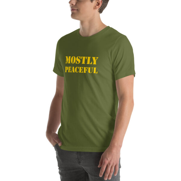 "Mostly Peaceful" T-Shirt - Image 46