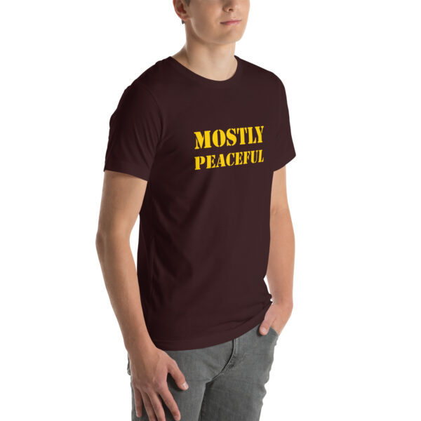 "Mostly Peaceful" T-Shirt - Image 12
